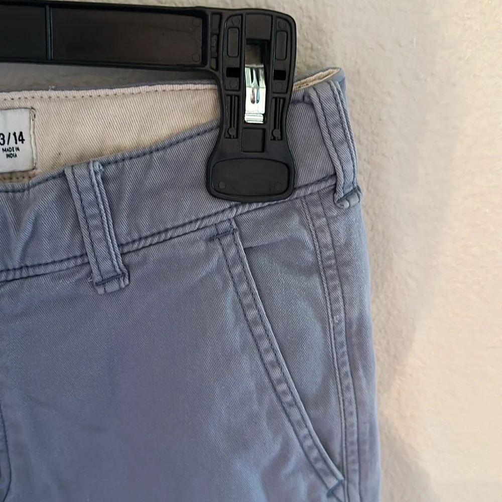 Abercrombie grey washed cotton shorts boy’s 13/14